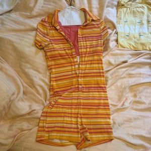 Meisis Swim romper. Size Medium